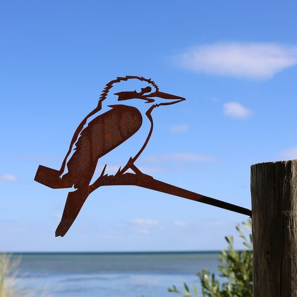 Large Kookaburra Garden Art | Proud Australian Bird Sculpture