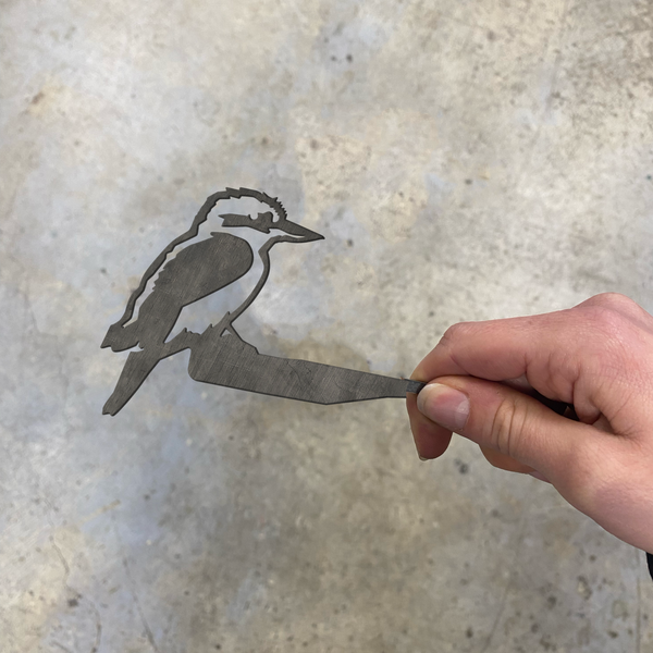 Mini Kookaburra Garden Gift | Aussie Bird Art | Made in Australia