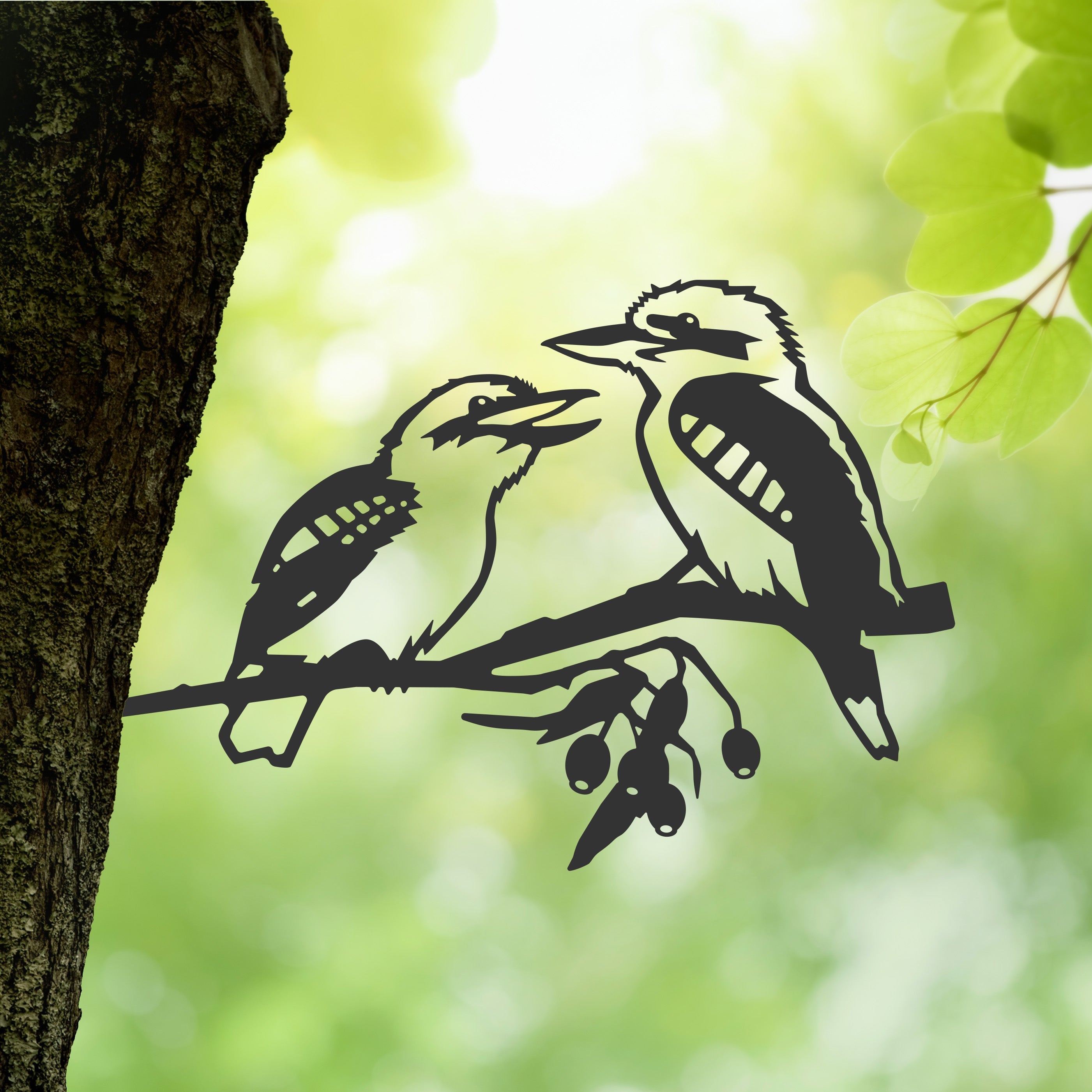 Pair of Kookaburras - Large