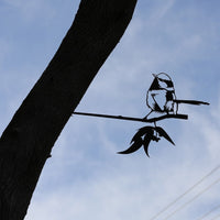Metalbird - Birds in Trees - Blue Wren - Regular
